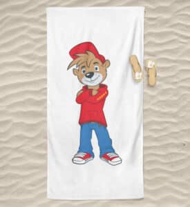 TEDDY - High quality beach towel-3