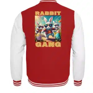 Rabbit-Gang - Die Osterhasen-Gang - College-Jacke für Kinder - Kinder College Sweatjacke-6756