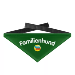 Tierhalstuch Familienhund - Hundehalstuch mit Klettverschluss-718
