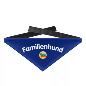 Tierhalstuch Familienhund - Hundehalstuch mit Klettverschluss-27