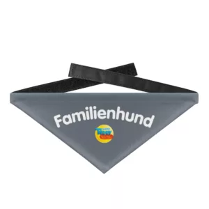 Tierhalstuch Familienhund - Hundehalstuch mit Klettverschluss-1157