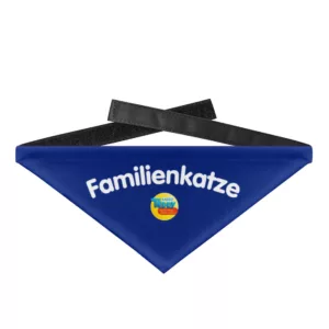 Tierhalstuch Familienkatze - Hundehalstuch mit Klettverschluss-27