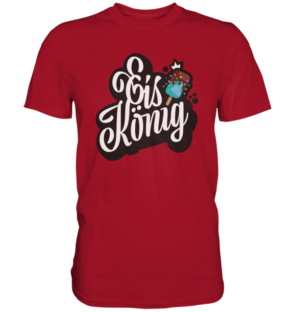EISKÖNIG - Klassisches Baumwollshirt für Erwachsene – Bild 2