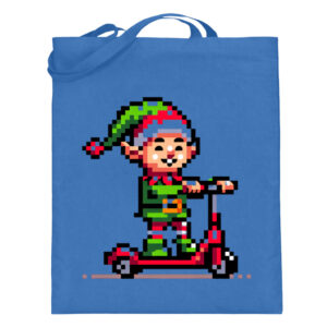 Pixel Wichtel - Jutebeutel (mit langen Henkeln)-5739