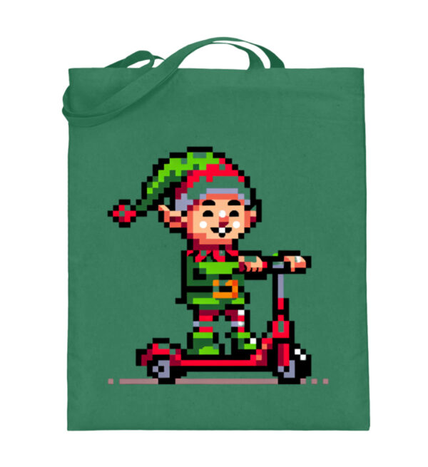 Pixel Wichtel - Jutebeutel (mit langen Henkeln)-5741