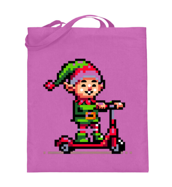 Pixel Wichtel - Jutebeutel (mit langen Henkeln)-5759