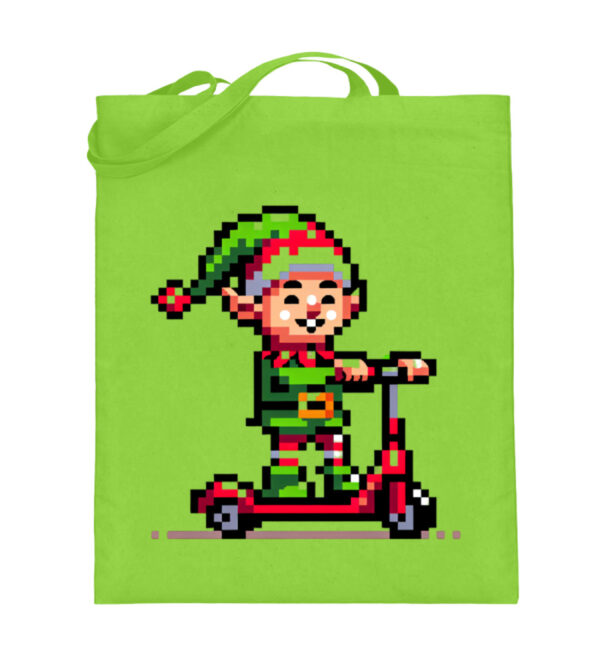 Pixel Wichtel - Jutebeutel (mit langen Henkeln)-5753