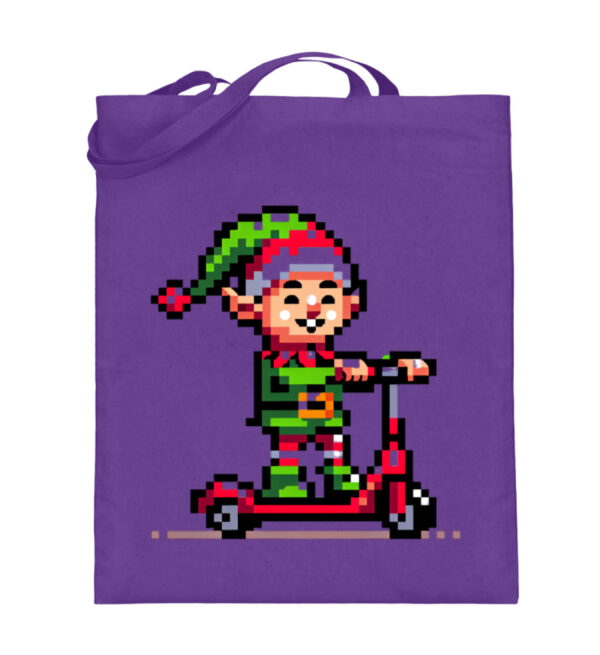 Pixel Wichtel - Jutebeutel (mit langen Henkeln)-5763
