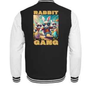 Rabbit Gang - Die coole Jacke für das Oster-Outfit - Kinder College Sweatjacke-6757
