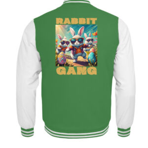 Rabbit Gang - Die coole Jacke für das Oster-Outfit - Kinder College Sweatjacke-6754