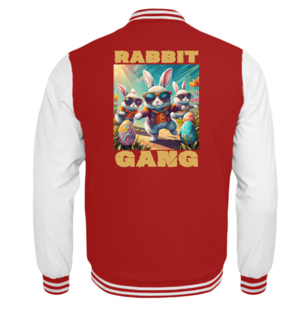 Rabbit Gang - Die coole Jacke für das Oster-Outfit - Kinder College Sweatjacke-6756
