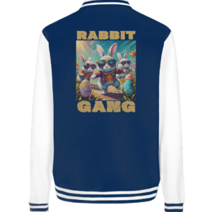Rabbit Gang - Die coole Jacke für das Oster-Outfit - College-Jacke für Erwachsene