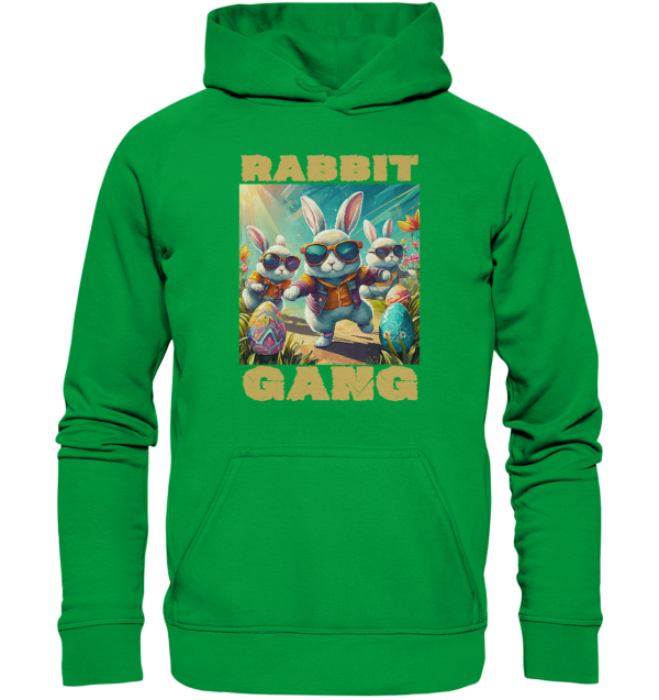 Rabbit Gang - Die Osterhasen-Gang - Basic Unisex Hoodie für Erwachsene – Bild 6