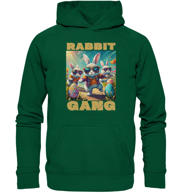Rabbit Gang - Die Osterhasen-Gang - Basic Unisex Hoodie für Erwachsene – Bild 3