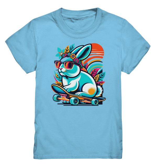 Osterhase auf Skateboard - Kids Premium Shirt – Bild 8