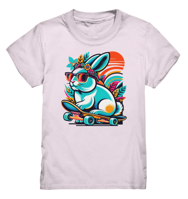Osterhase auf Skateboard - Kids Premium Shirt – Bild 5