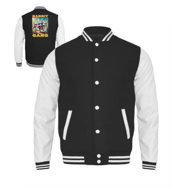 Rabbit Gang - Die coole Jacke für das Oster-Outfit - Kinder College Sweatjacke-6757