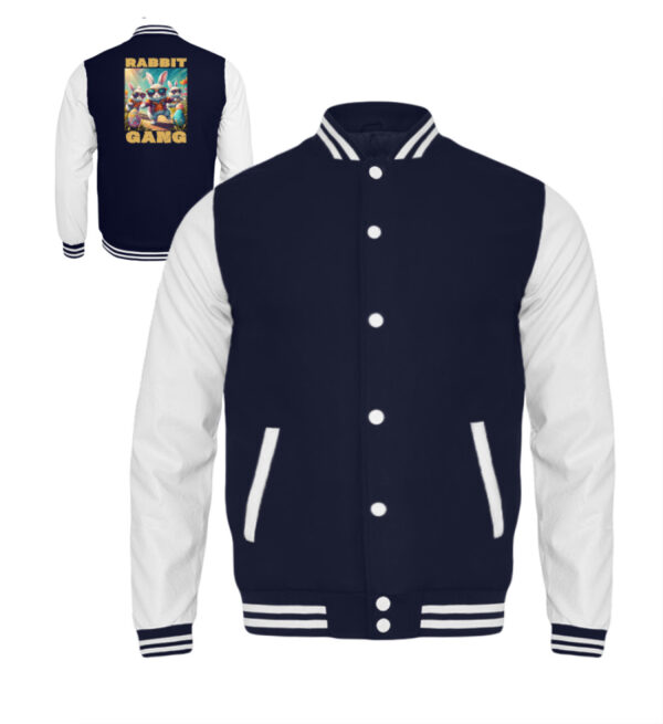 Rabbit Gang - Die coole Jacke für das Oster-Outfit - Kinder College Sweatjacke-6753