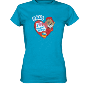 I love Radio TEDDY mit eigenem Namen - Tailliertes Premium Shirt für Erwachsene