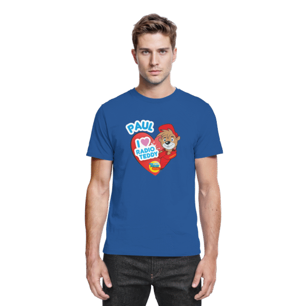 I love Radio TEDDY mit eigenem Namen - Gerades Premium Shirt für Erwachsene – Bild 15
