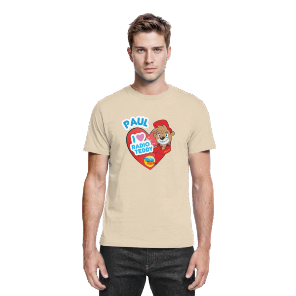 I love Radio TEDDY mit eigenem Namen - Gerades Premium Shirt für Erwachsene – Bild 18